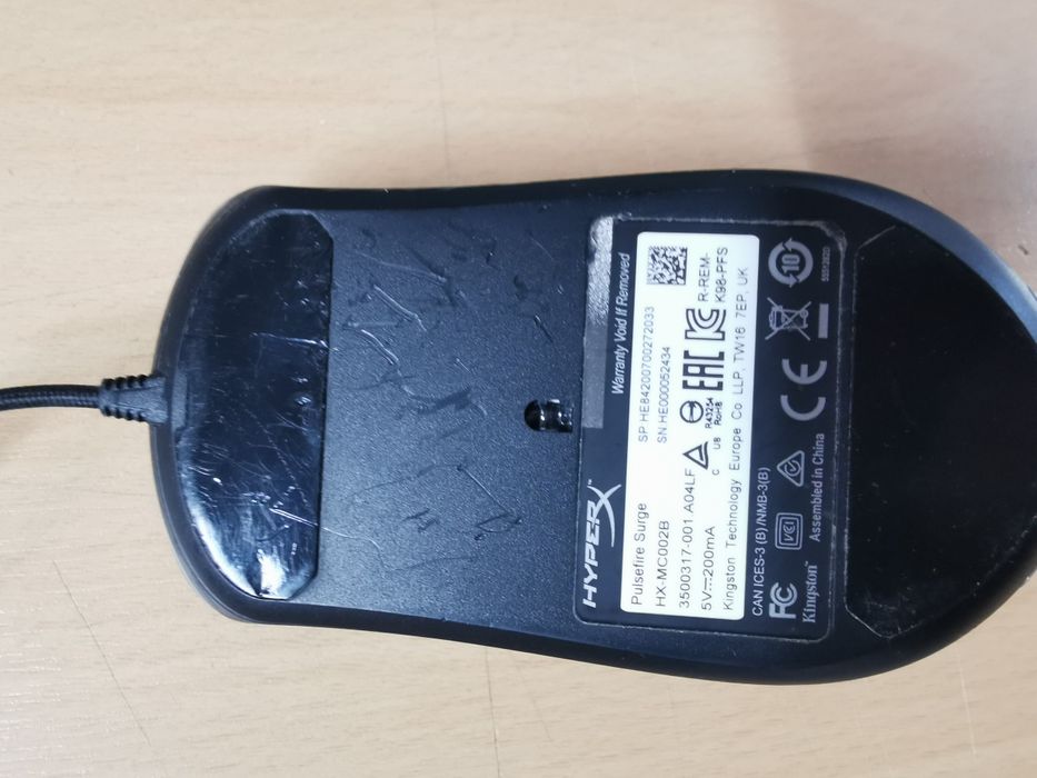 Геймърска клавиатура hyper alloy core rgb+  мишка  pulsefire surge hy