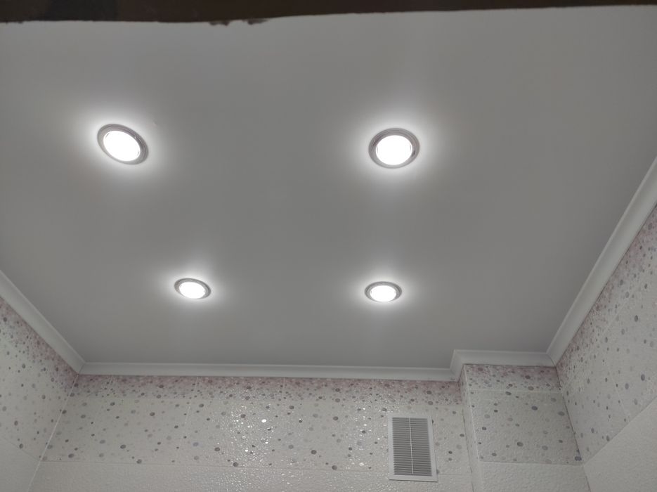 Натяжные потолки.