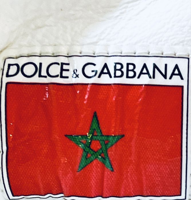 Оригинални летни обувки / кецове Dolce & Gabbana (Естествен велур) - размер 8