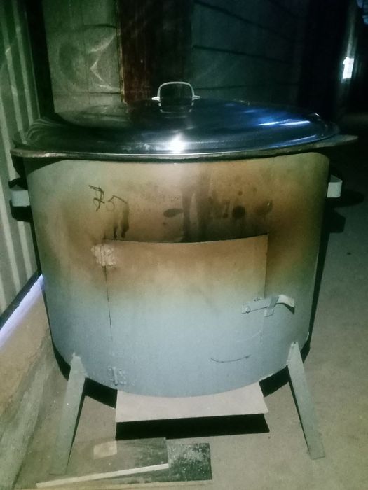 Казан печь ошак чугун