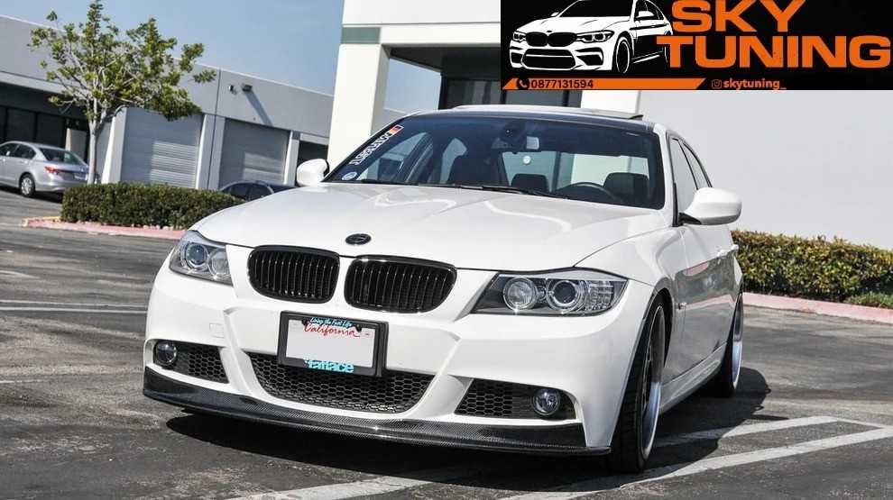 Bmw e90/91 LCI Лип Спойлер бмв е90/91 фейс добавка предна броня м тех
