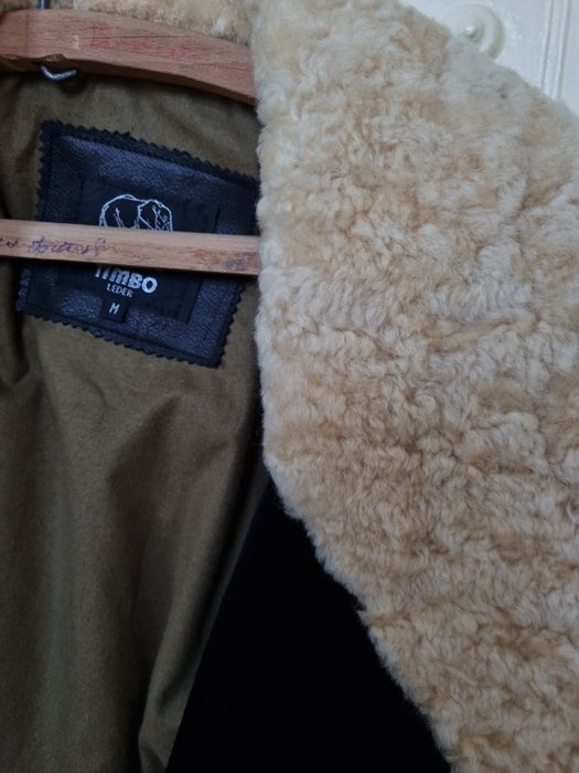 Geaca de piele intoarsa M