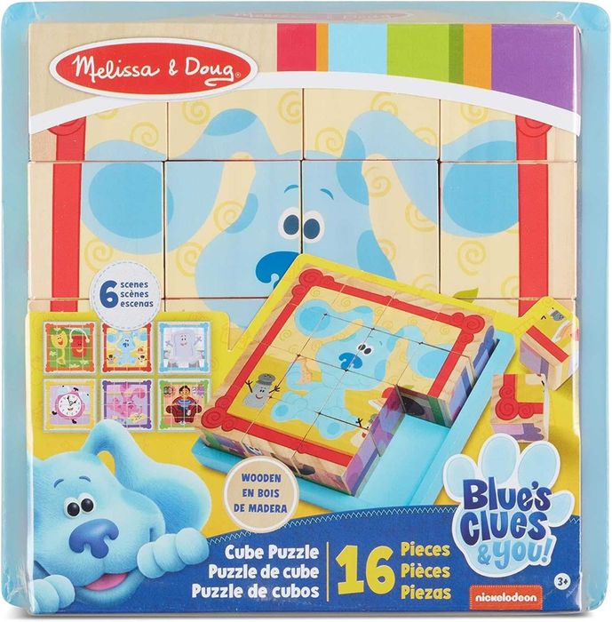 Дървена дъска за активности Дървен пъзел Melissa & Doug - 6 вида