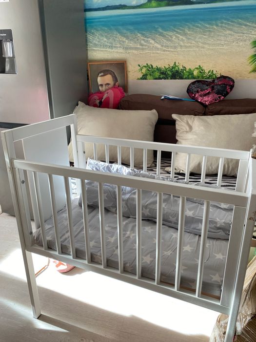 Pătuț bebe cu saltea si perna