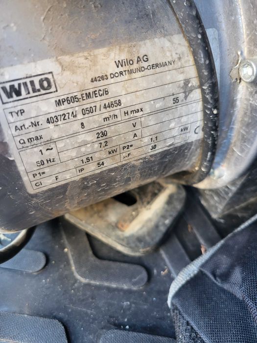 Pompa wilo cu vas expansiune 50 l