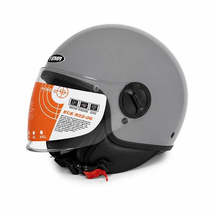 Каска за мотор с визьор YEMA, 5 размера, 3 цвята jet Helmet