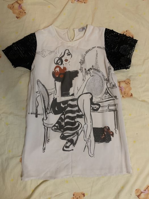 Платье туника на 4-5 лет