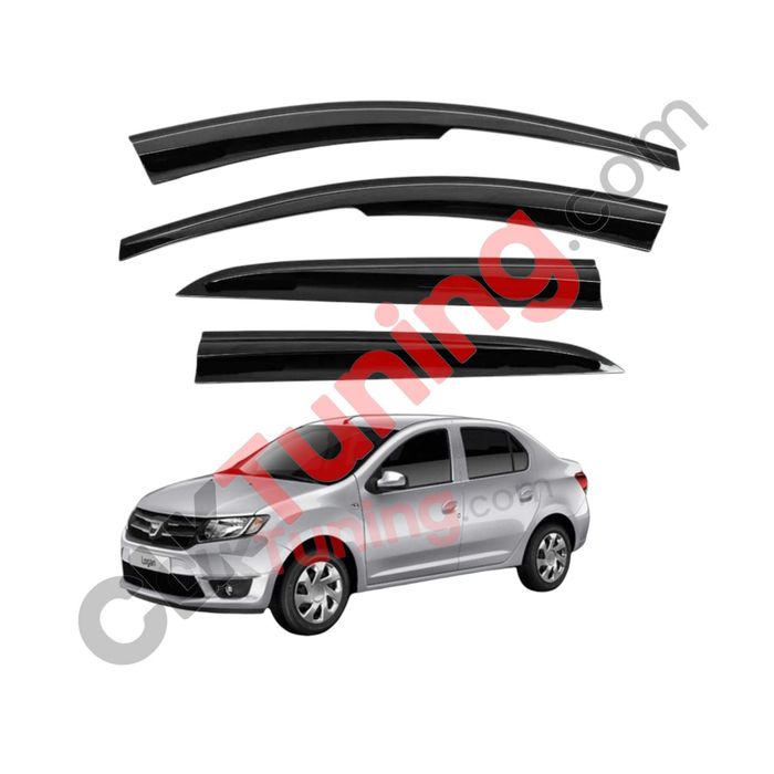 Paravanturi geamuri pentru Dacia Logan 2 cu prindere pe exterior