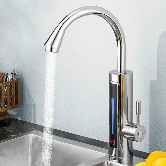 Проточен метален бойлер с дисплей 3000W