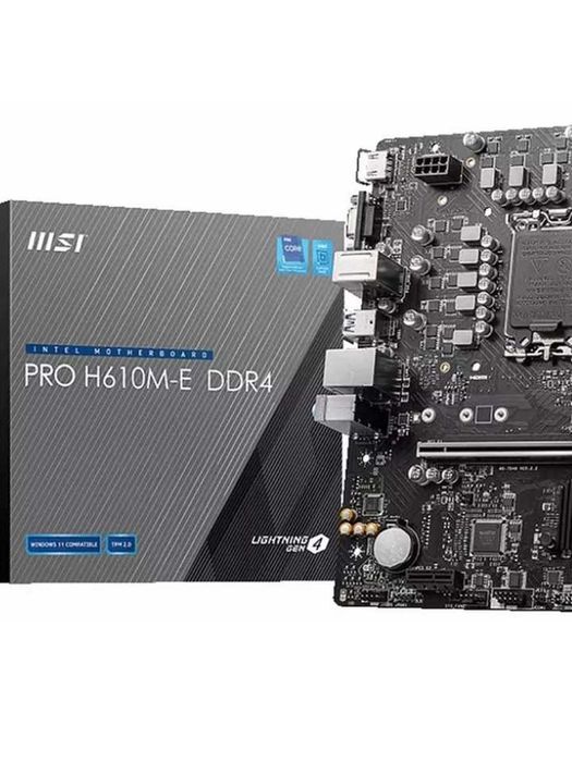 Материнская плата - MSI PRO H610M-E DDR4