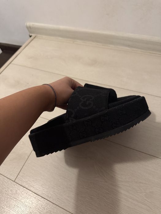 Papuci Gucci noi , fara eticheta