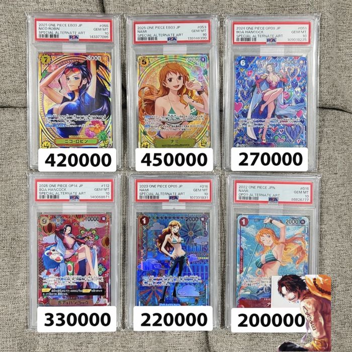 One Piece коллекционный карты