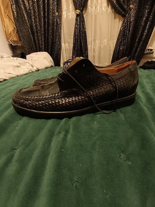 Pantofi bărbați Ganter din piele naturala model împletit măsură 45-46