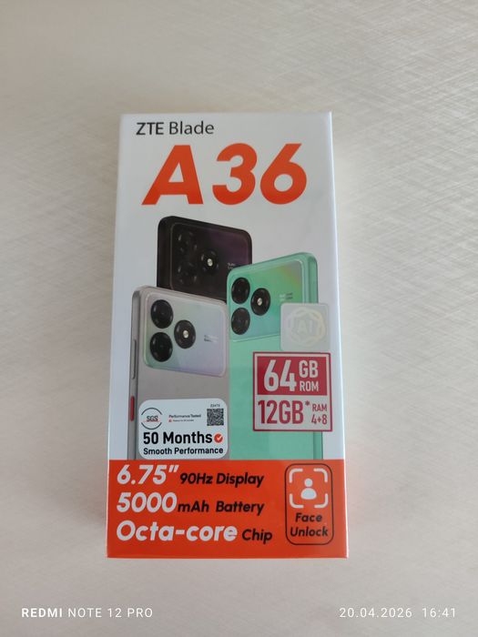 Телефон ZTE Blade A36