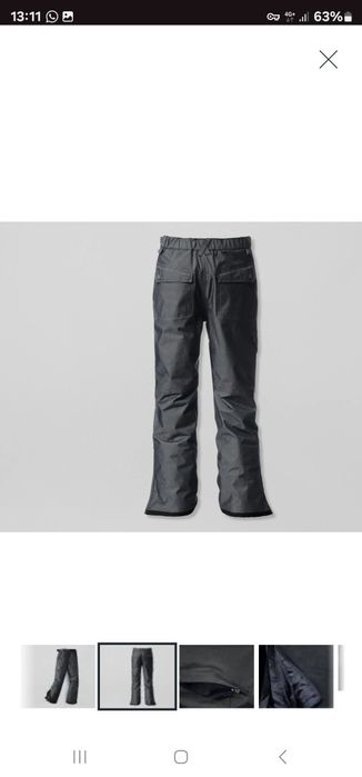 Pantaloni Ride sky, snowboard,noi, L,48,Recco,blue jeans