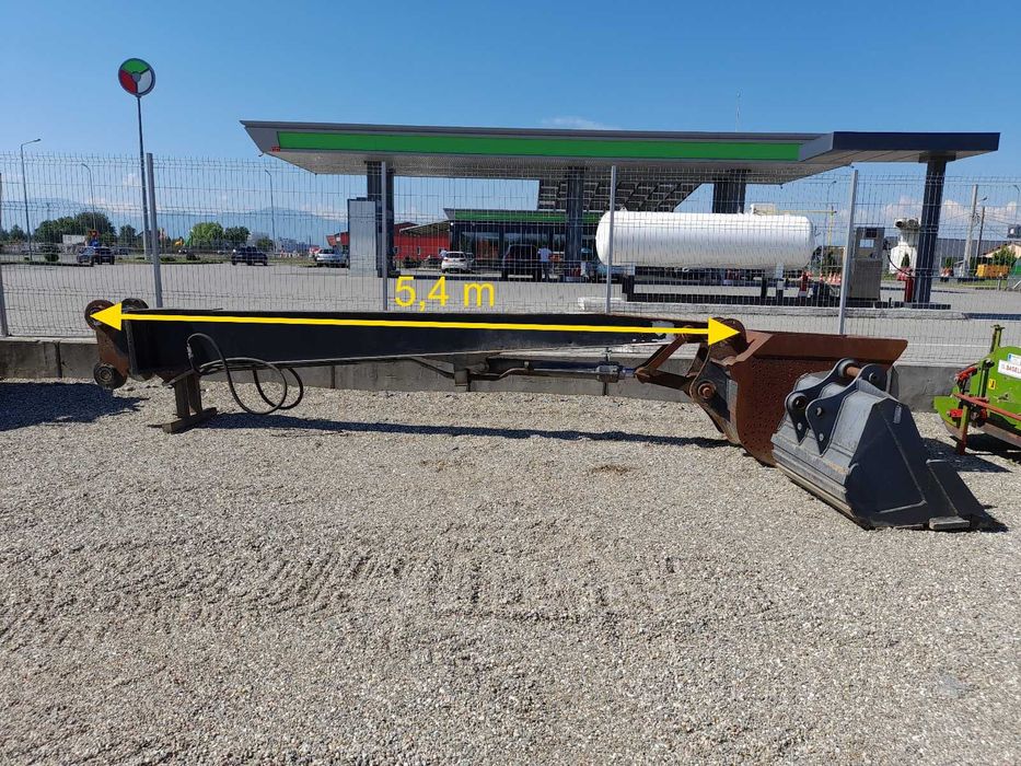 Prelungire brat excavator – cu 2 cupe