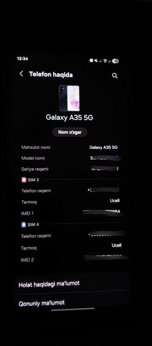 Samsung A35 5G  8/128