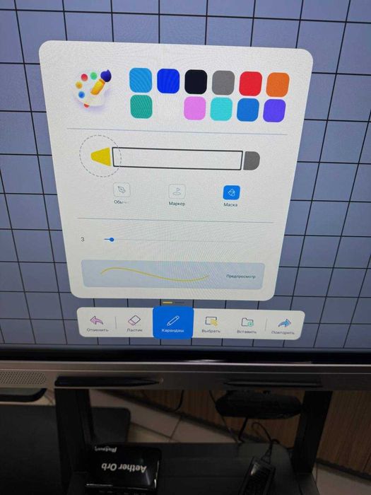 Интерактив Доска панель 65 75 Диагональ