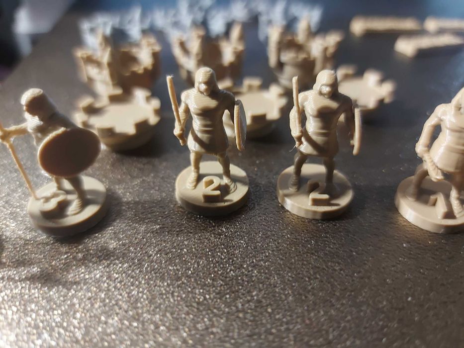 Piese  Catan Original sau Catan 3D, printate 3D, diverse culori