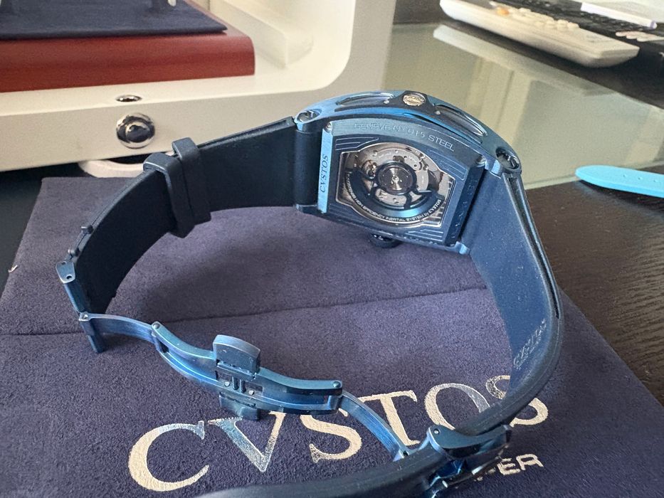 Cvstos Sealiner PS Skyblue Steel 45 mm