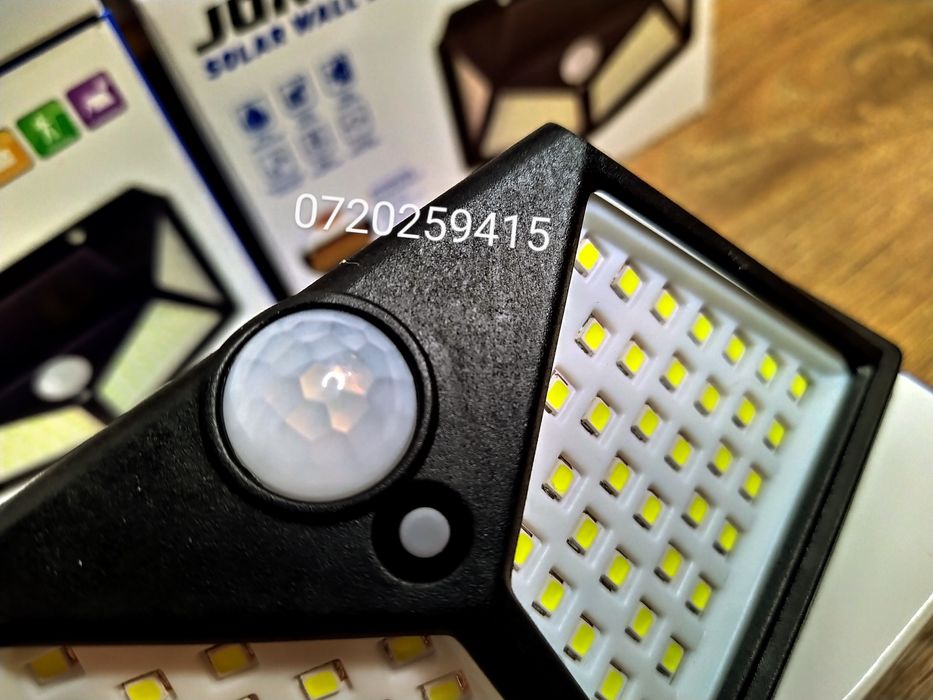 Set 5 lampi Solare Jortan cu Senzor de Lumina si Miscare ,100W