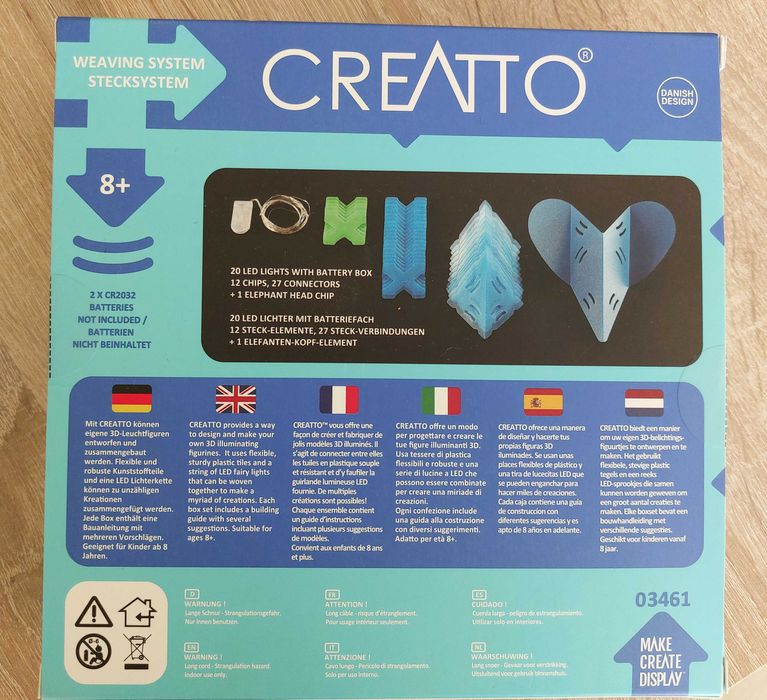 Дестки STEM Конструктор Thames & Kosmos Creatto - Слон, 40 части