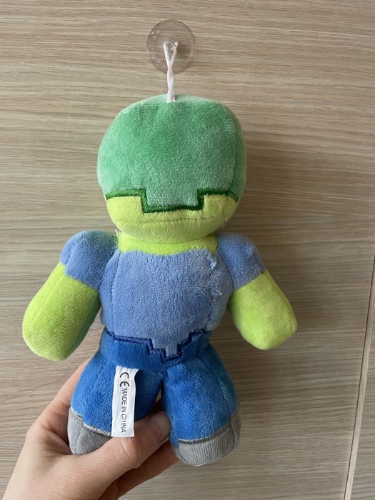 Мягкая игрушка Зомби из Minecraft