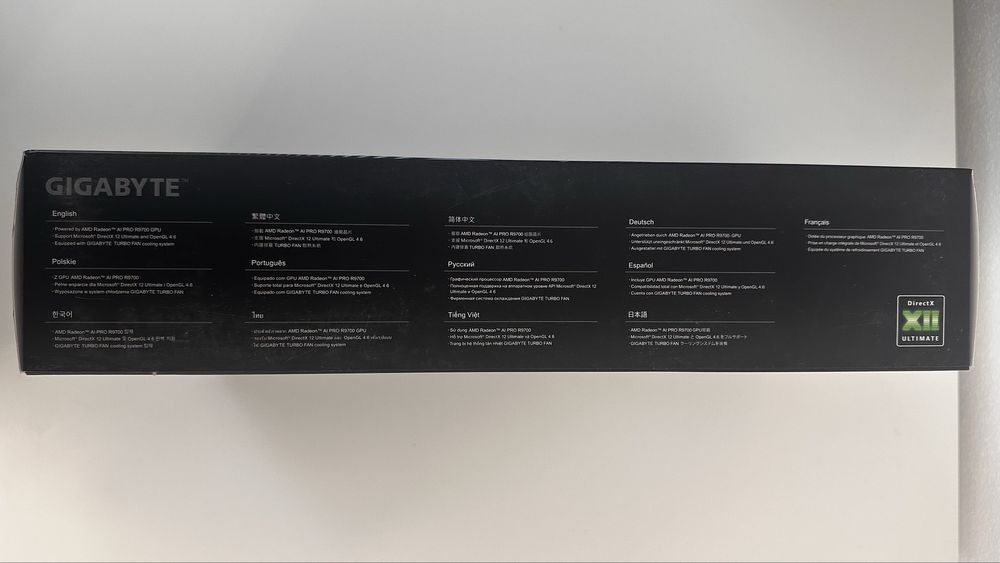 GIGABYTE AMD Radeon R9700 Pro AI 32 gb