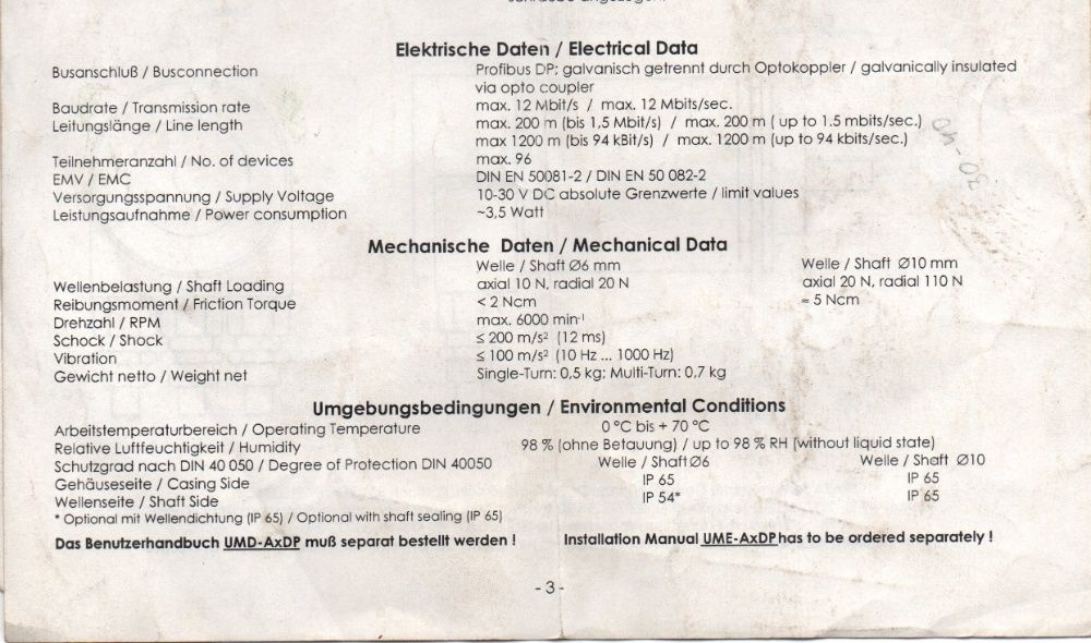 инкрементальный энкодер Fraba Posital