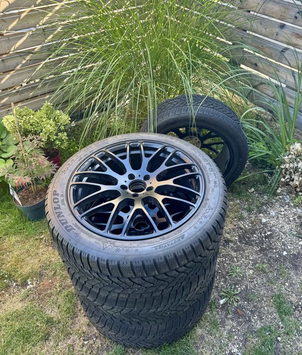 Set jante cu anvelope iarna 255 45 20 mercedes glc gle coupe touareg audi sq5 5x112