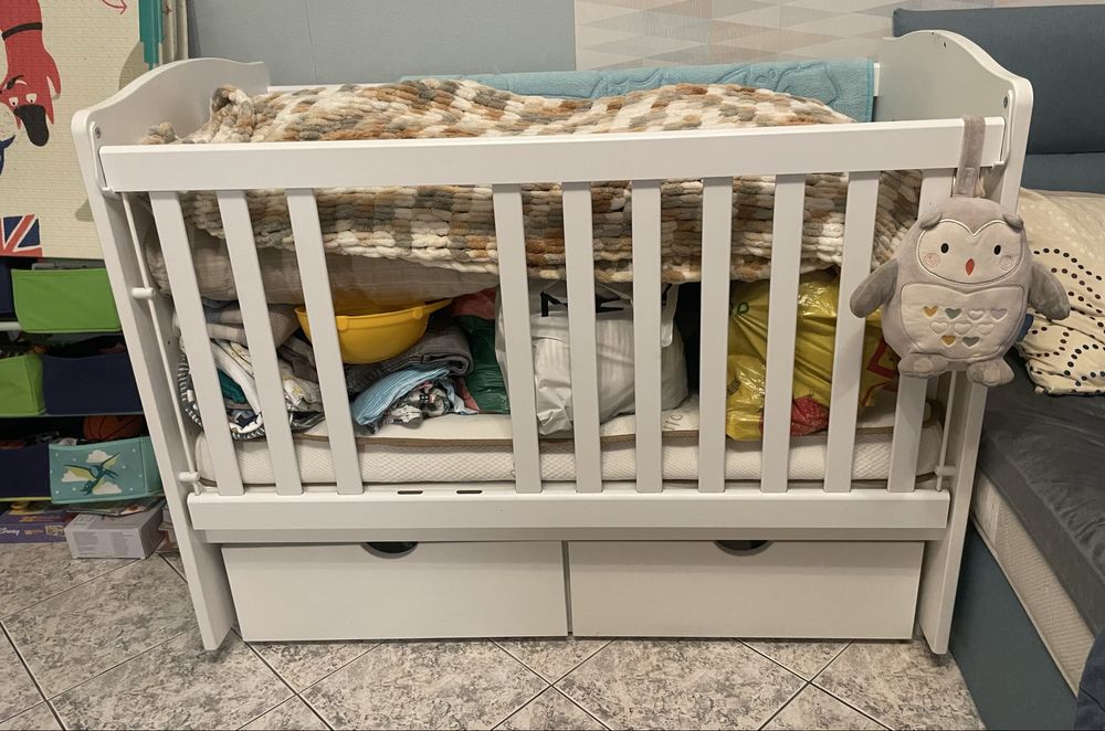 Бебешко легло / кошара MDF + матрак