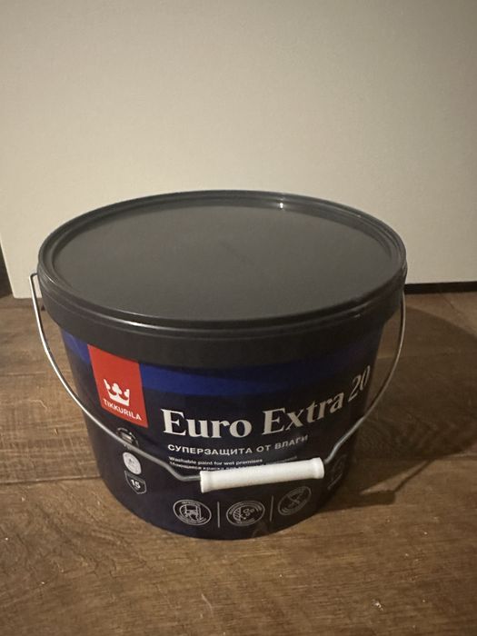 Tikkurila Euro Extra 20 А база (белая) 9 литров