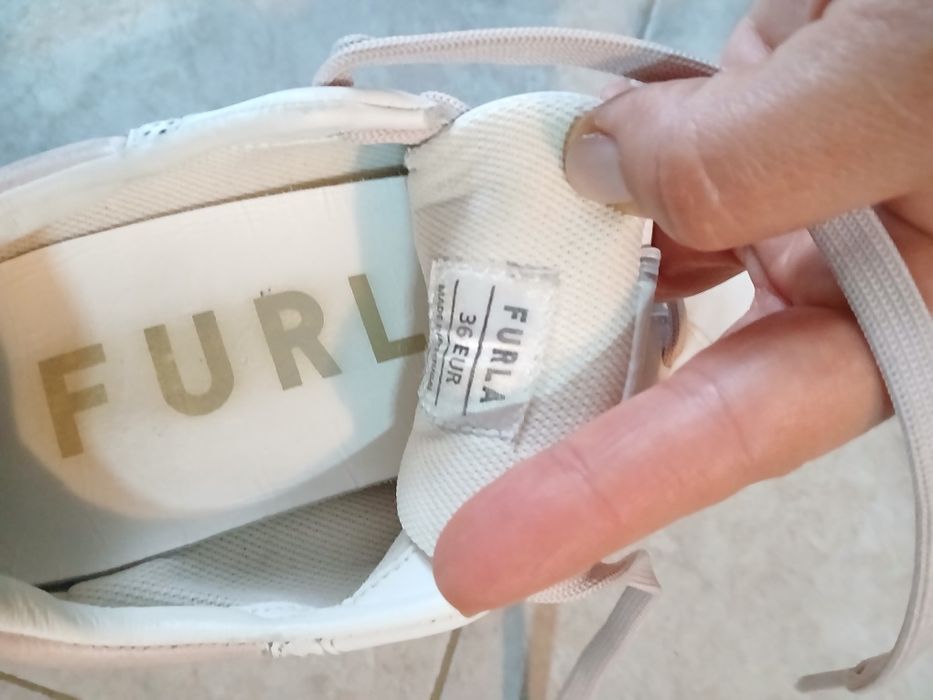 Кожени маратонки FURLA NUAGE