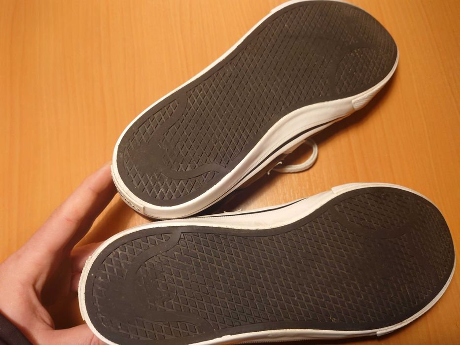 Pantofi Converse negri din piele 45 (adidasi)