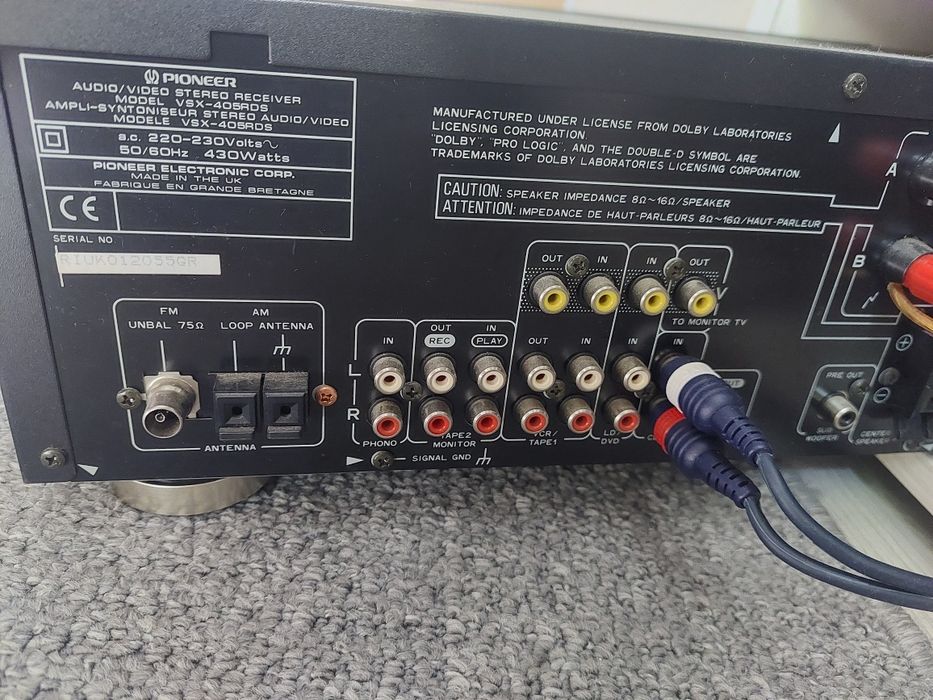 Amplificator/stație PIONEER și boxe audio JBL