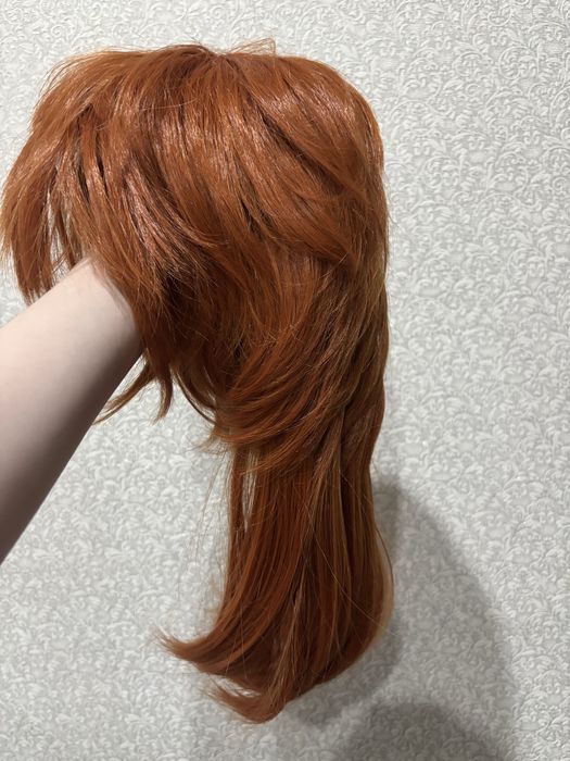 Парик ,рыжий,стрижка(волчья)