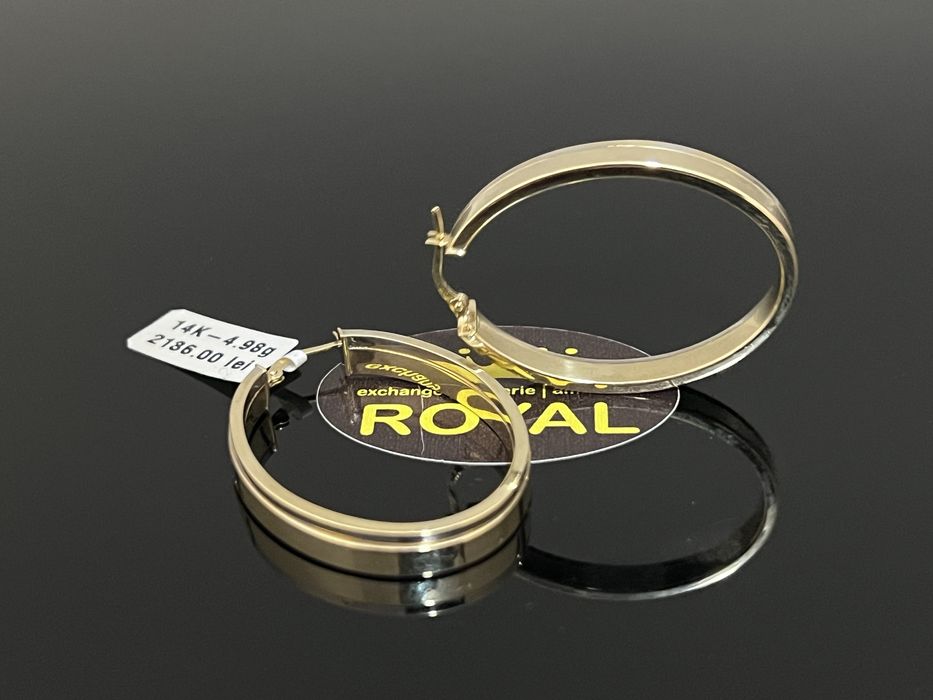 Bijuteria Royal CB : Cercei dama aur 14k 4,98gr