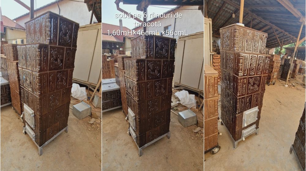 Vând sobe de teracotă premontate
