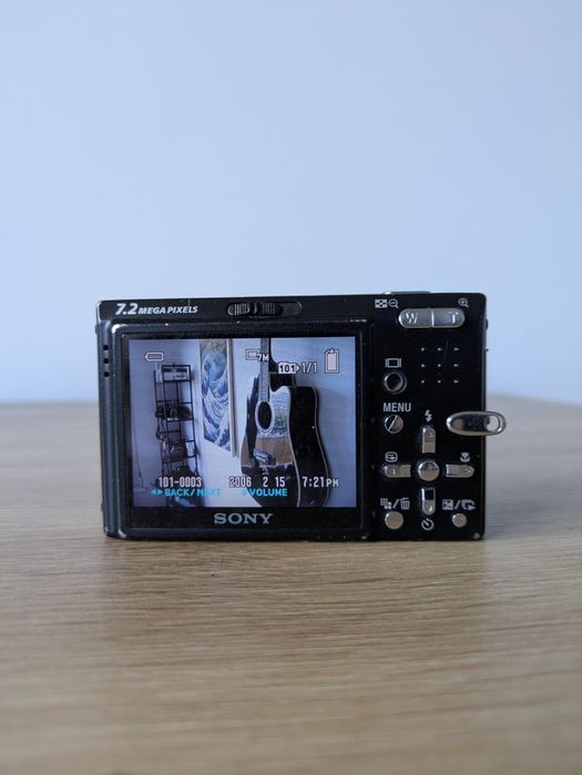 Sony Cyber-shot DSC-T10 РЕТРО СНИМКИ Стил Y2K (Year 2000) Дигитален Фотоапарат Пълен Комплект