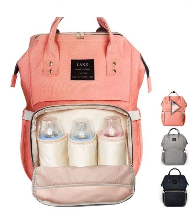 Раница за детски аксесоари и принадлежности с повивалник