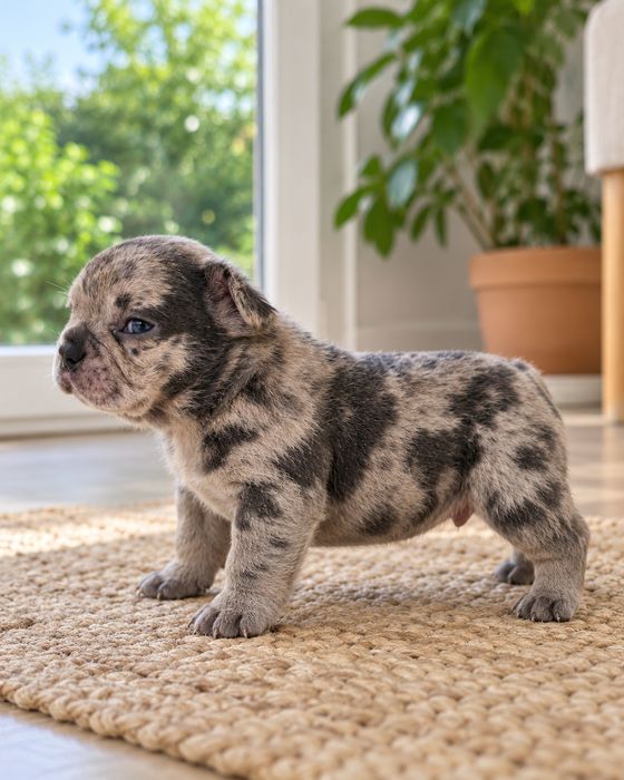 Bulldog francez Blue Merle
