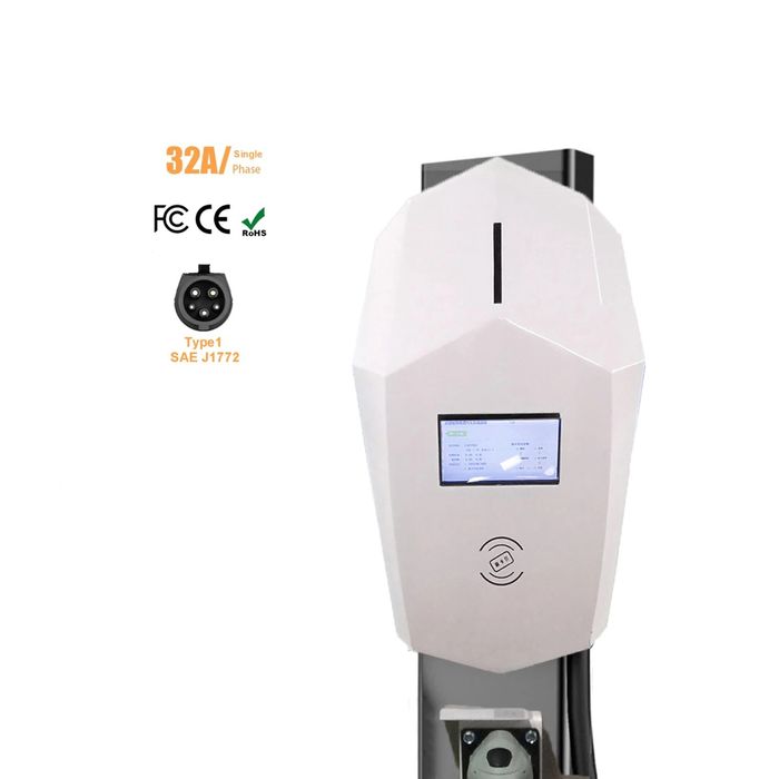 Зарядка для электромобиля gb/t, type1, type2 7кВт