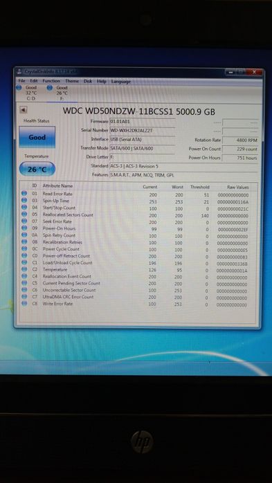 HDD Hard extern 5 TB stare perfecta