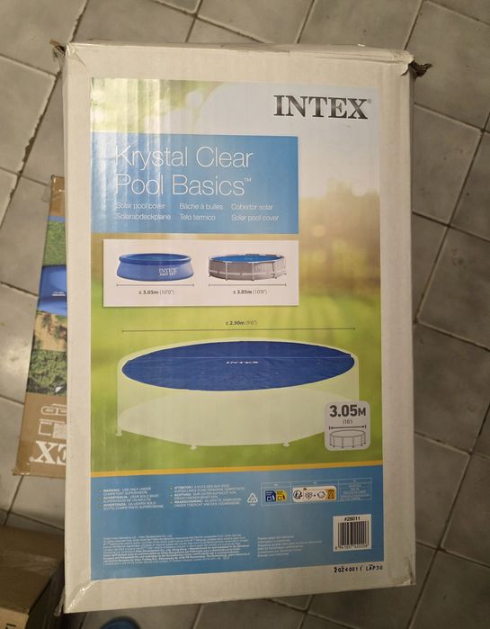 Надуваем басейн INTEX Easy Set, 305 х 76 см.