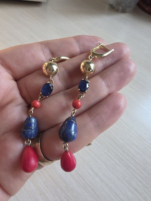 Продам серьги золотые 585 пробы