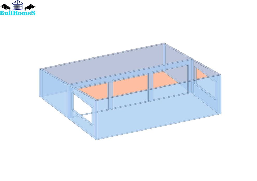 Къща,Преместваема къща,Сглобяеми къщи,Модулни,Жилищни-56м²