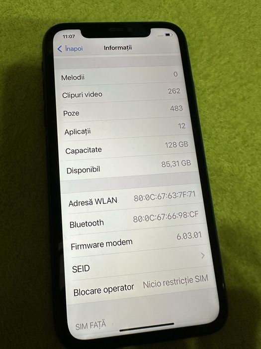 Iphone 11 128 GB