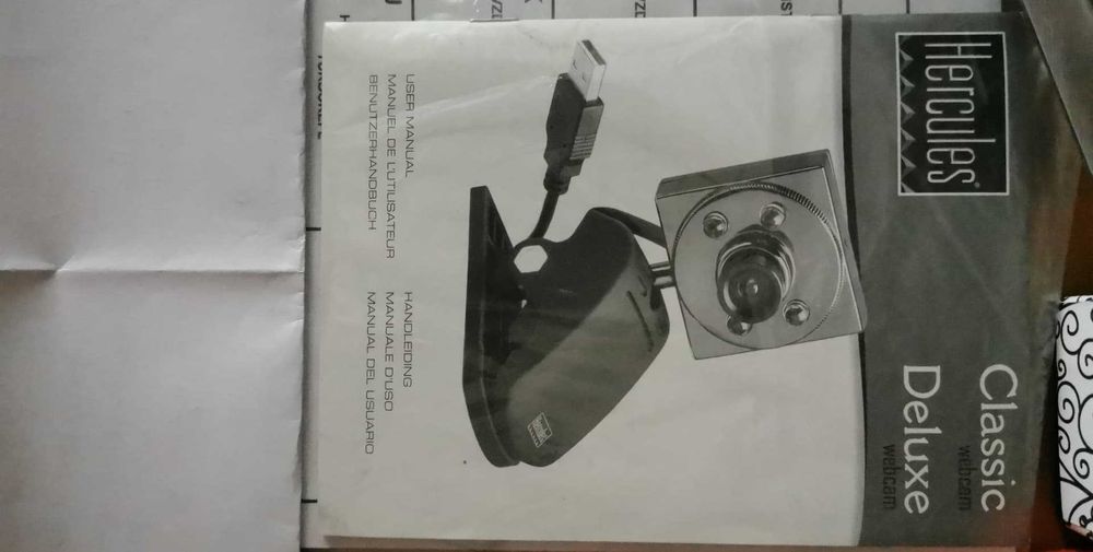 Vand Camera Web Hercules Classic Silver video/foto, functionala.