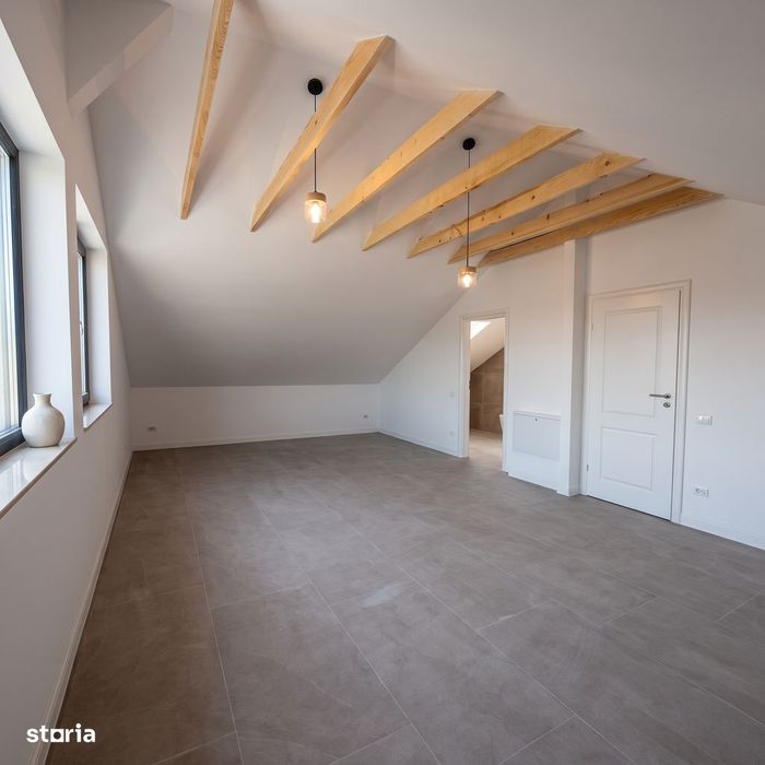 Casa individuala pe parter, 4 camere, Mansarda