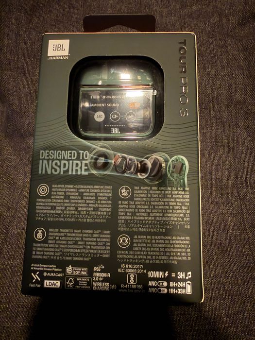 Casti JBL Tour Pro 3, True Wireless, Bluetooth, In-Ear, Microfon, Noise Cancelling, negru